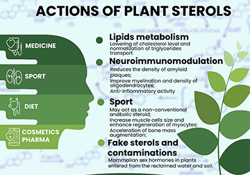 Function, Application and Detection of Plant Sterols