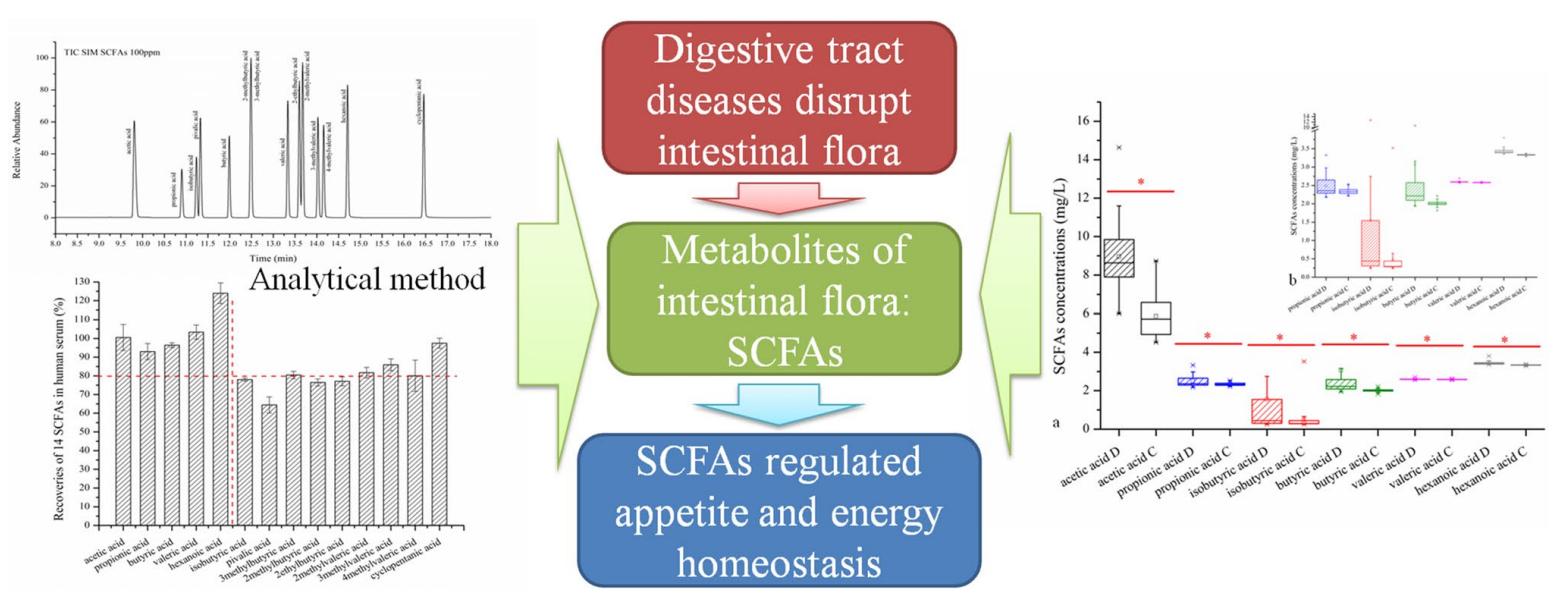 Procedure for the determination of short-chain fatty acids in human serum by gas chromatography-mass spectrometry